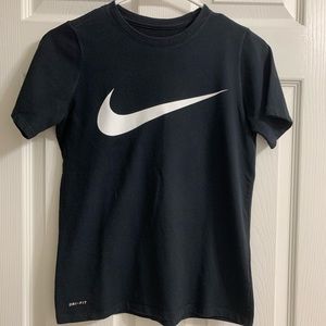 Boys Nike black tee